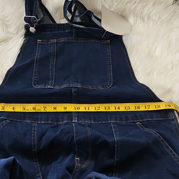J. Crew Factory Dark Wash Skinny Overalls NWT - Picture 10 of 16